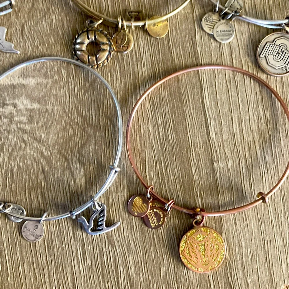 Set Alex and Ani‎ Bracelets Set of 5